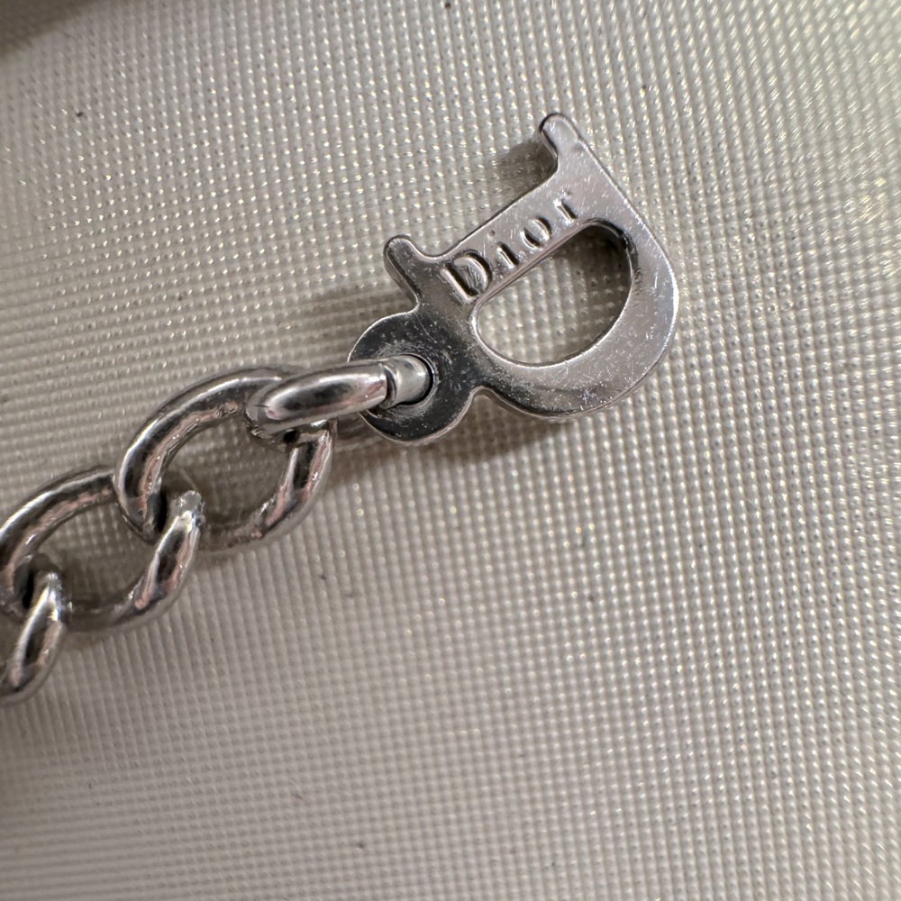 Dior Silver Bracelet Silver and Pink Enamel - Picture 5 of 6
